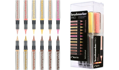 Karin Brushmarker PRO 12 Skin Colours