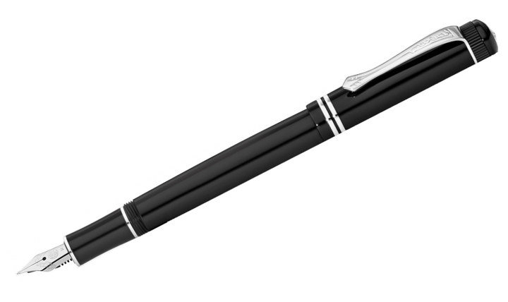 Kaweco Dia 2 Fountain Pen Black with Chrome Trim