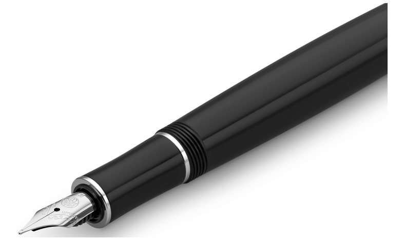 Kaweco Dia 2 Fountain Pen Black with Chrome Trim