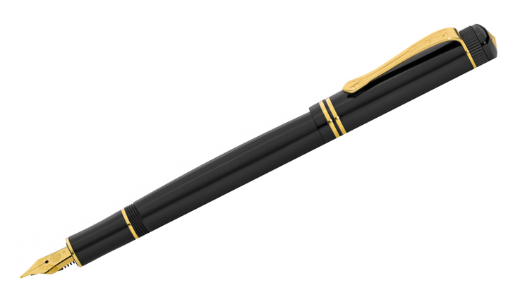 Kaweco Dia 2 Fountain Pen Black with Gold Trim