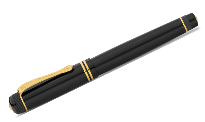 Kaweco Dia 2 Fountain Pen Black with Gold Trim