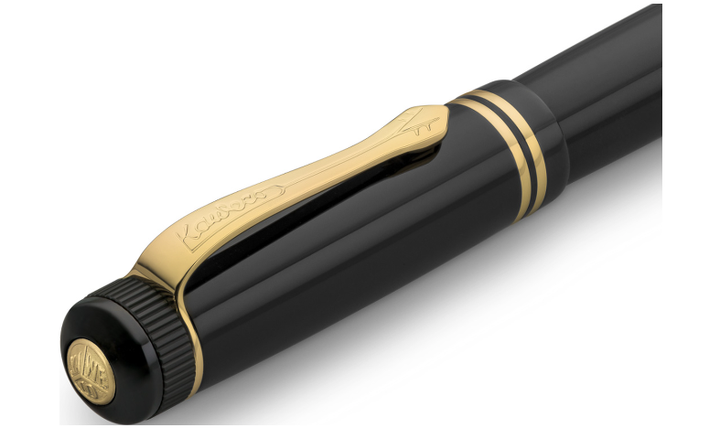 Kaweco Dia 2 Fountain Pen Black with Gold Trim