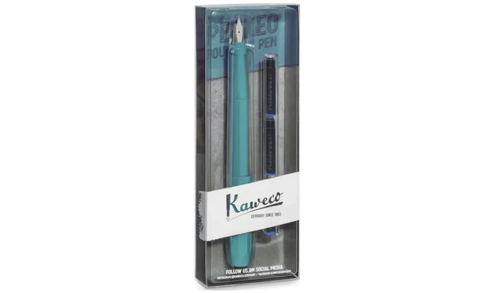 Kaweco Perkeo Fountain Pen Breezy Teal Pack