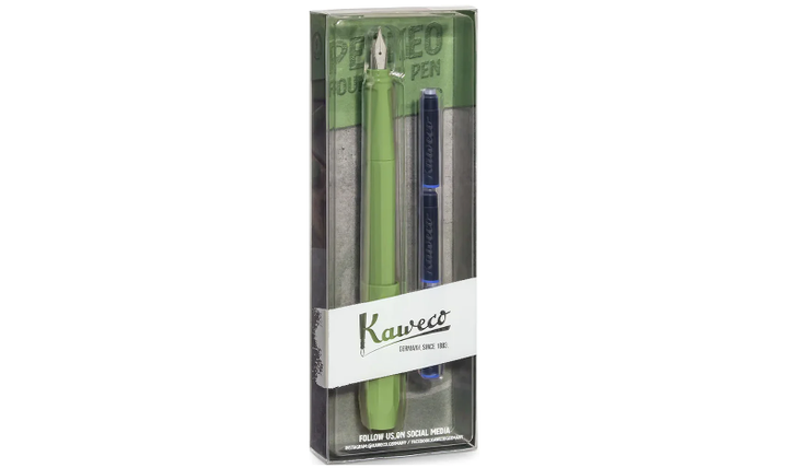 Kaweco Perkeo Fountain Pen Jungle Green Pack