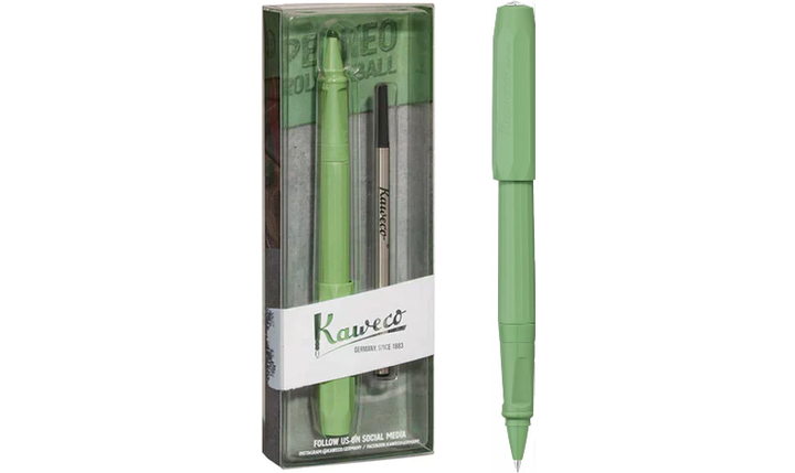 Kaweco Perkeo Rollerball Pen Jungle Green Pack