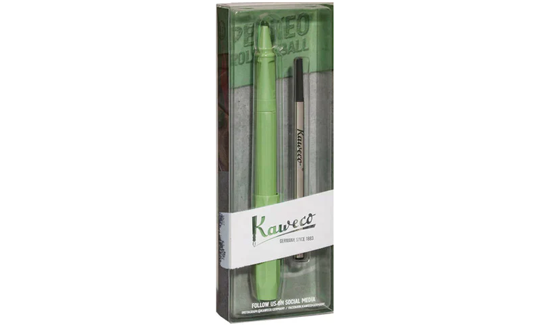 Kaweco Perkeo Rollerball Pen Jungle Green Pack