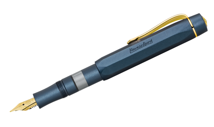 Kaweco Sport Piston Filler Fountain Pen and 32ml Ink Set Navy