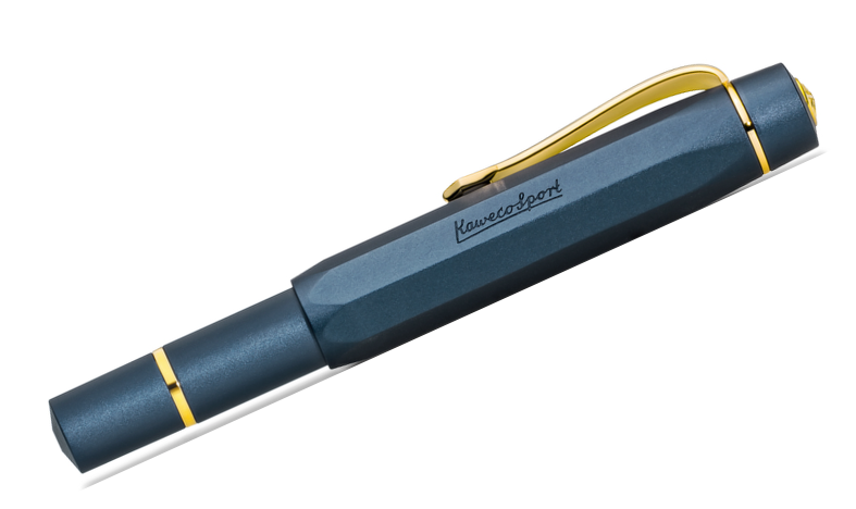 Kaweco Sport Piston Filler Fountain Pen and 32ml Ink Set Navy