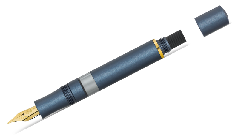 Kaweco Sport Piston Filler Fountain Pen and 32ml Ink Set Navy