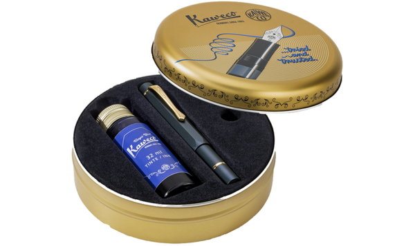 Kaweco Sport Piston Filler Fountain Pen and 32ml Ink Set Navy