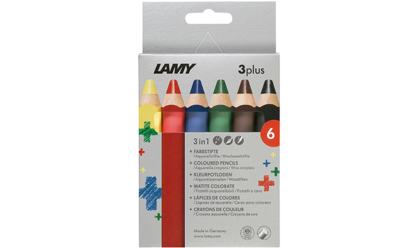 LAMY 3plus Coloured Pencil Box of 6