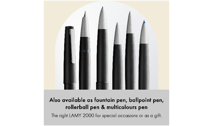 LAMY 2000 Pencil - GIft Boxed - With FREE LAMY Drawstring Bag