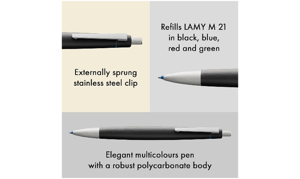 LAMY 2000 multi-pen - Gift Boxed - with FREE LAMY Drawstring Bag