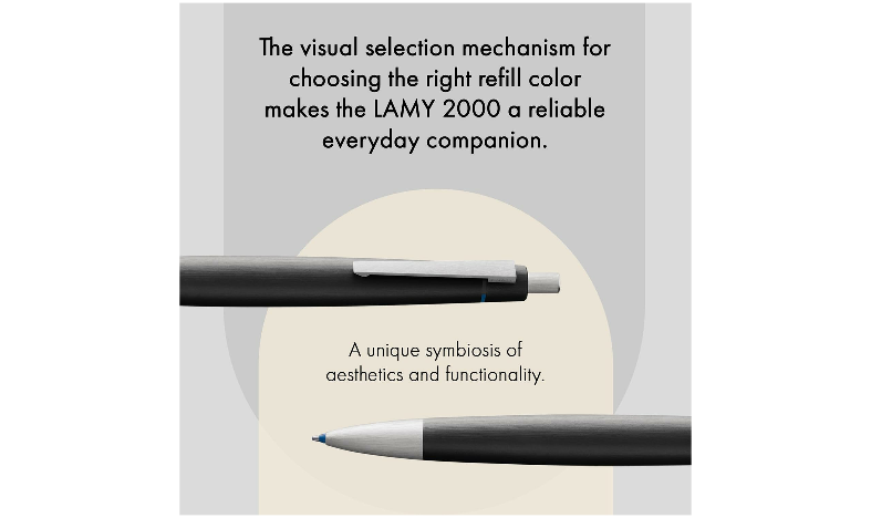 LAMY 2000 multi-pen - Gift Boxed - with FREE LAMY Drawstring Bag