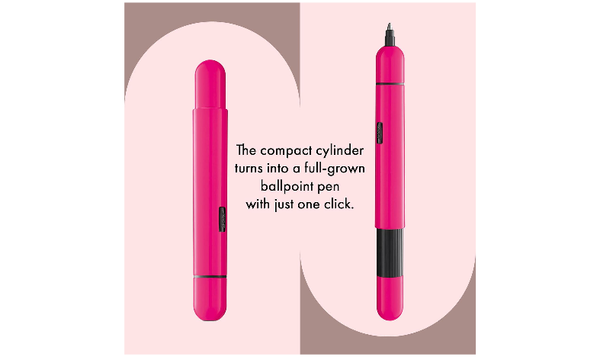 LAMY 288 KS pico Pink Ballpoint Pen and Leather Pouch set