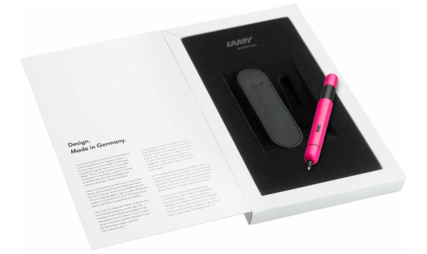 LAMY 288 KS pico Pink Ballpoint Pen and Leather Pouch set