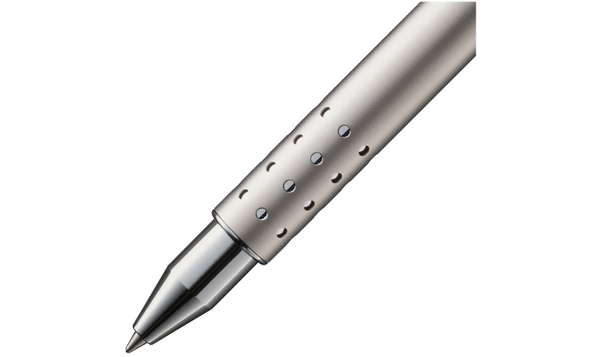 LAMY 330 TR swift Palladium Rollerball Pen and Leather Pouch set