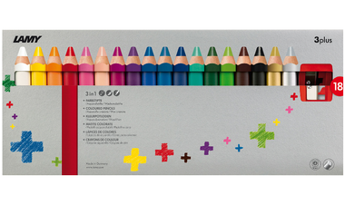 LAMY 3plus Coloured Pencil Box of 18