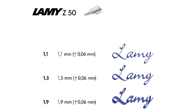LAMY Z50 Nib Polished Steel