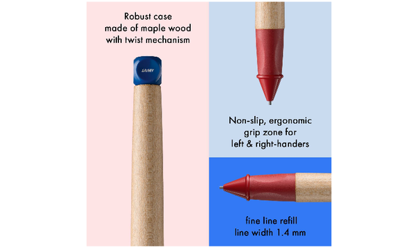 LAMY abc Mechanical Pencil Red