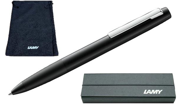 LAMY aion Ballpoint Pen Black - Gift Boxed - with FREE LAMY Drawstring Bag