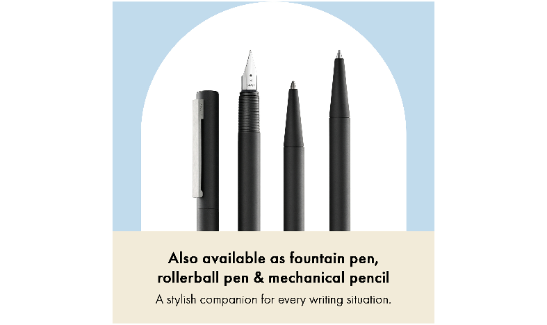 LAMY cp1 Ballpoint Pen Black - Gift Boxed - With FREE LAMY Drawstring Bag