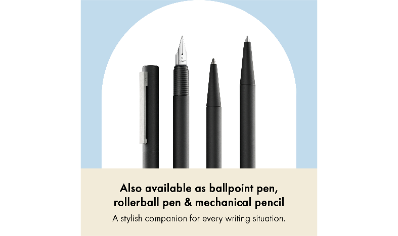 LAMY cp1 Fountain Pen Black - Gift Boxed - with FREE LAMY Drawstring Bag