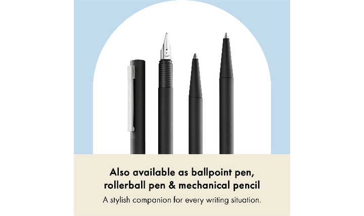 LAMY cp1 Fountain Pen Black - Gift Boxed - with FREE LAMY Drawstring Bag