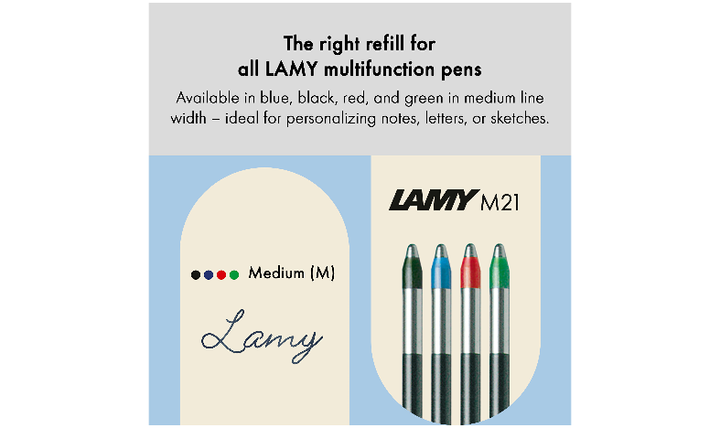 LAMY cp1 Multisystem Twin Pen Black - Gift Boxed - With FREE LAMY Drawstring Bag