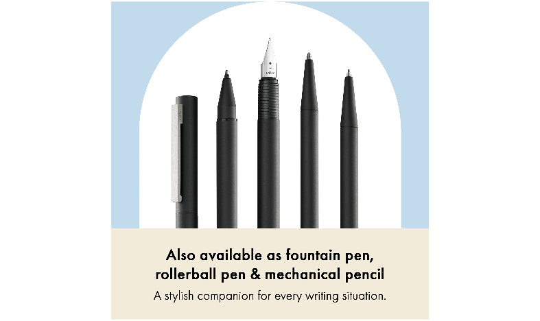 LAMY cp1 Multisystem Twin Pen Black - Gift Boxed - With FREE LAMY Drawstring Bag