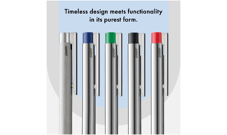 LAMY logo Ballpoint Pen Brushed Steel
