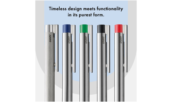 LAMY logo Ballpoint Pen Brushed Steel