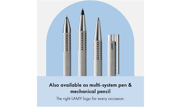 LAMY logo Ballpoint Pen Brushed Steel