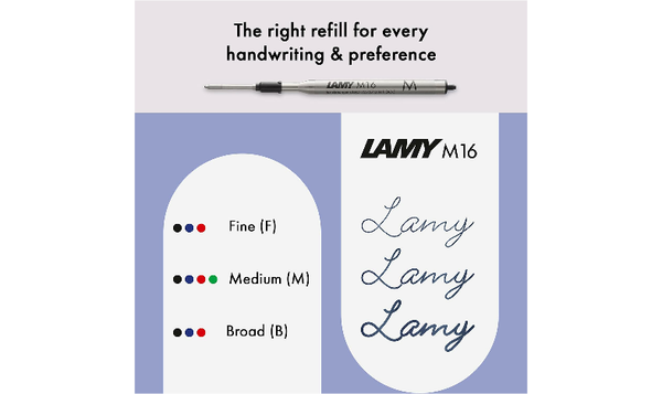 LAMY logo Ballpoint Pen Steel Black