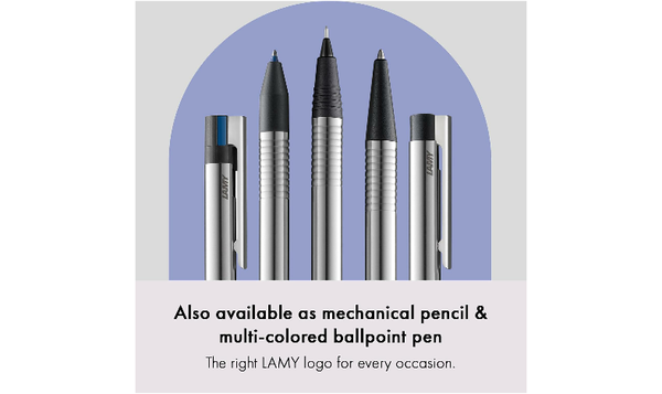 LAMY logo Ballpoint Pen Steel Black