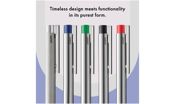 LAMY logo Ballpoint Pen Steel Black