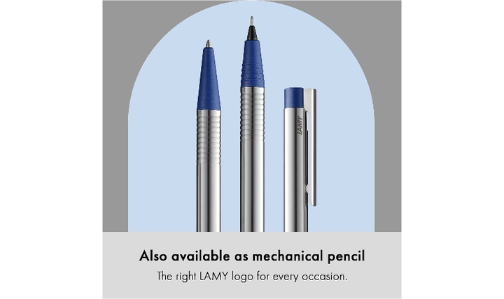 LAMY logo Ballpoint Pen Steel Blue