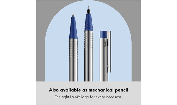 LAMY logo Ballpoint Pen Steel Blue