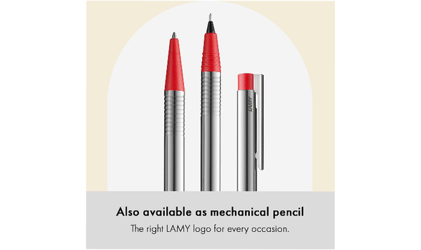 LAMY logo Ballpoint Pen Steel Red