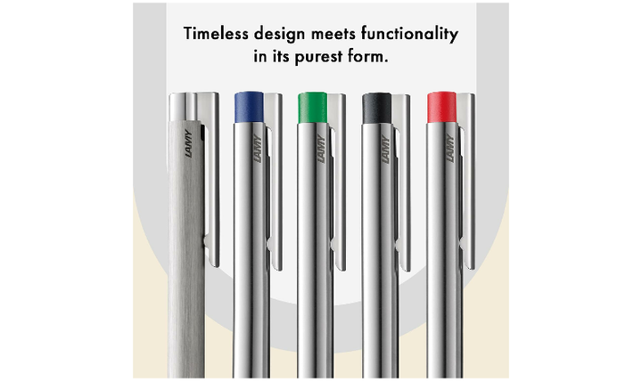 LAMY logo Ballpoint Pen Steel Red