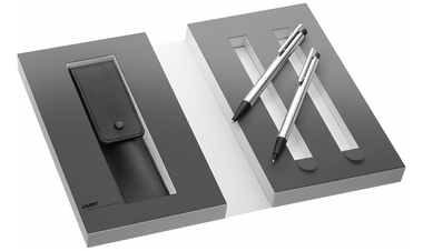 LAMY logo Matt Black Ballpoint Pen and Mechanical Pencil Set