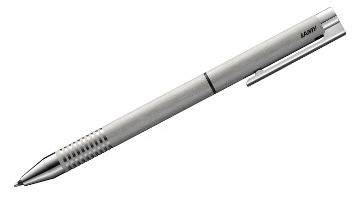 LAMY logo Twin Multi Pen Brushed Steel