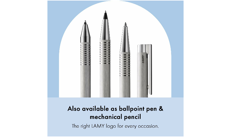 LAMY logo Twin Multi Pen Brushed Steel