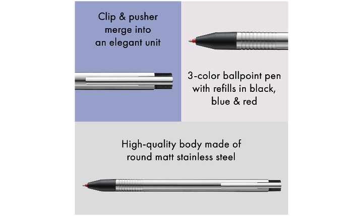 LAMY logo multipen matt steel