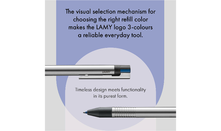 LAMY logo multipen matt steel