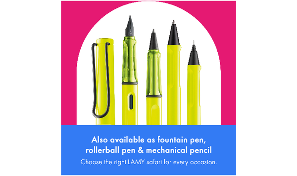 LAMY safari Ballpoint Pen – Neon Yellow Special Edition 2026