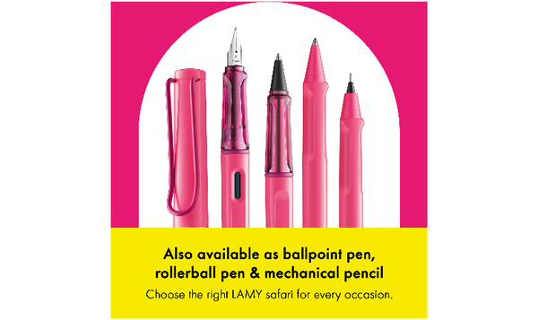 LAMY safari Fountain Pen – Neon Pink Special Edition 2026