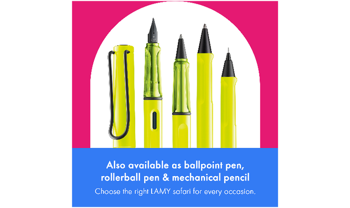 LAMY safari Fountain Pen – Neon Yellow Special Edition 2026