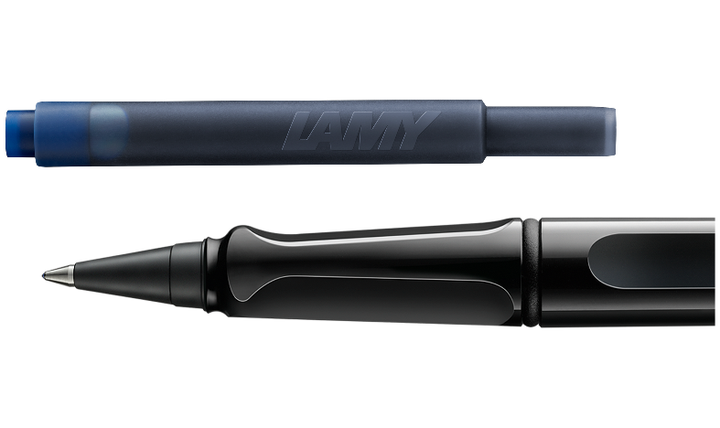 LAMY safari Ink Cartridge Rollerball Pen Black