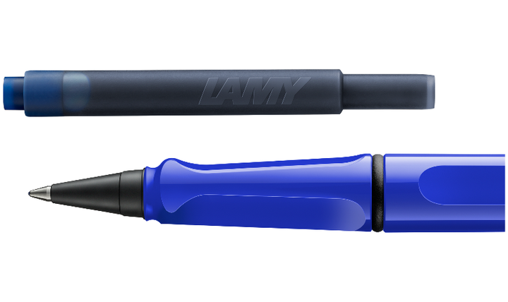 LAMY safari Ink Cartridge Rollerball Pen Blue